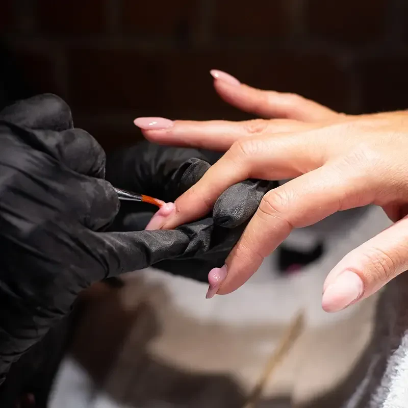 Hard Gel Nails Process